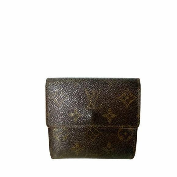 Authentic Louis Vuitton Wallet Portefeiulle Elise Trifold Monogram LV Vintage - Picture 2 of 13